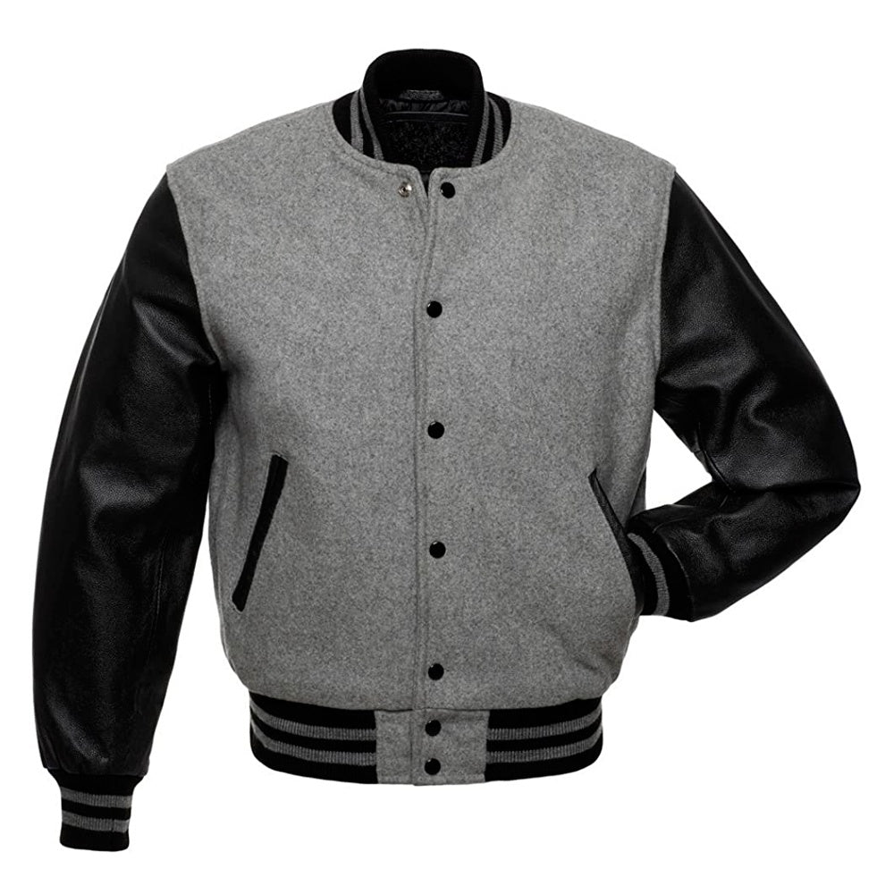 Classic Varsity Leather Jacket - Timeless Style Meets Modern Edge - RUGGAN