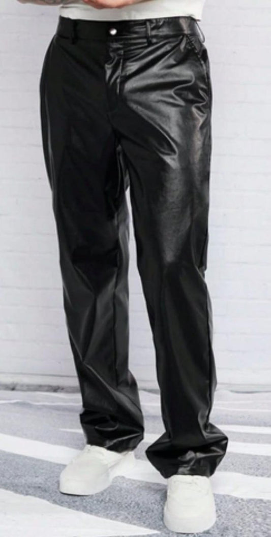 Relaxed Fit Genuine Leather Pants - Comfortable Luxury - RUGGAN